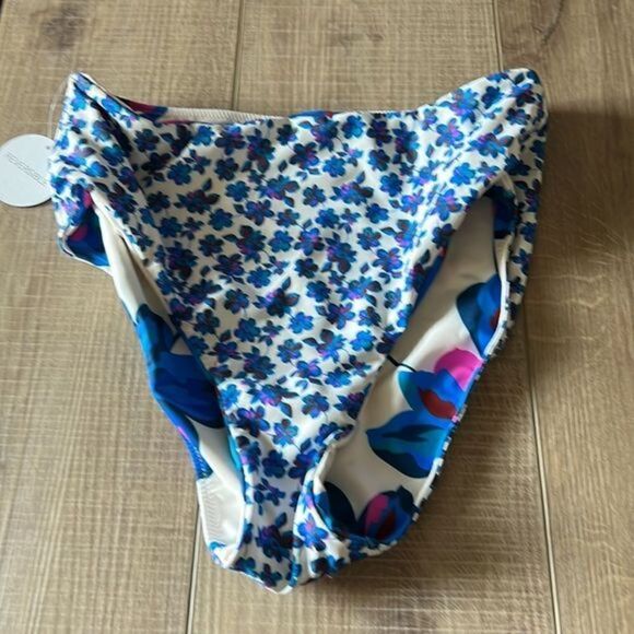 Anthropologie x Sanctuary High-Waisted Reversible Bikini Bottoms Size S - Picture 4 of 10